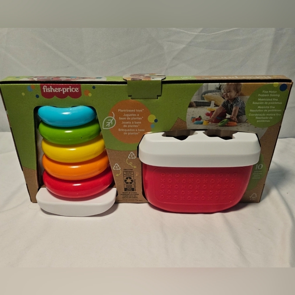 Fisher-Price Baby's First Blocks & Rock-a-Stack